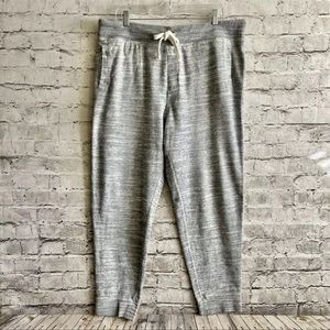 Gap Men's Space Dye Grey Drawstring Jogger Sweat Pants Size XL